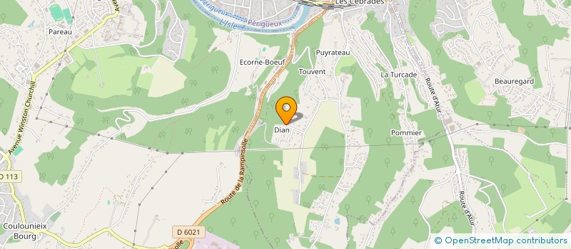 localisation de l'entreprise MEUNIER à SANILHAC