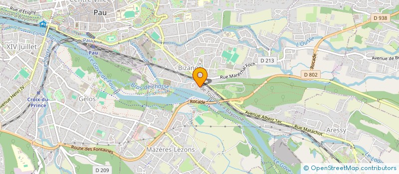 localisation de l'entreprise MEUNIER  BIZANOS