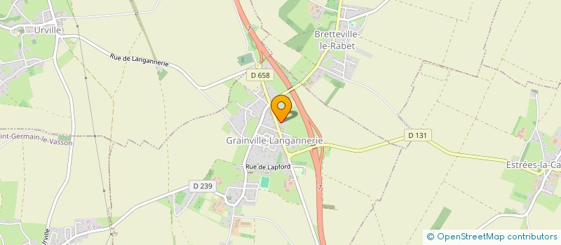 localisation de l'entreprise MEUNIER  GRAINVILLE-LANGANNERIE