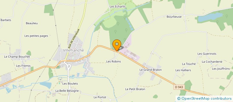localisation de l'entreprise MEUNIER COUVERTURE à CHARNY OREE DE PUISAYE