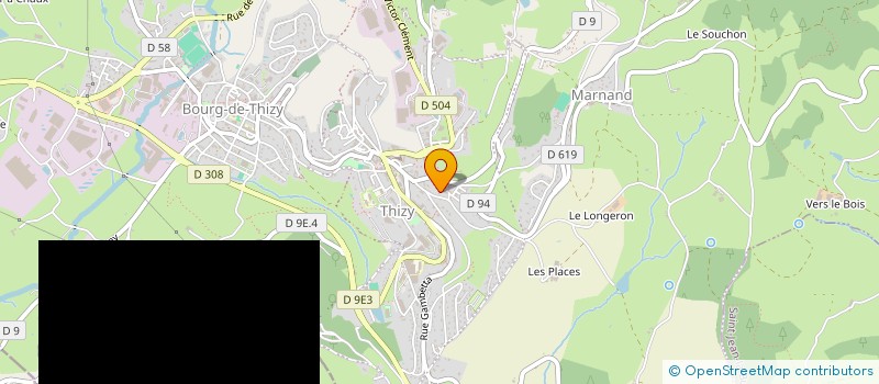 localisation de l'entreprise MEUNIER CREN  THIZY-LES-BOURGS