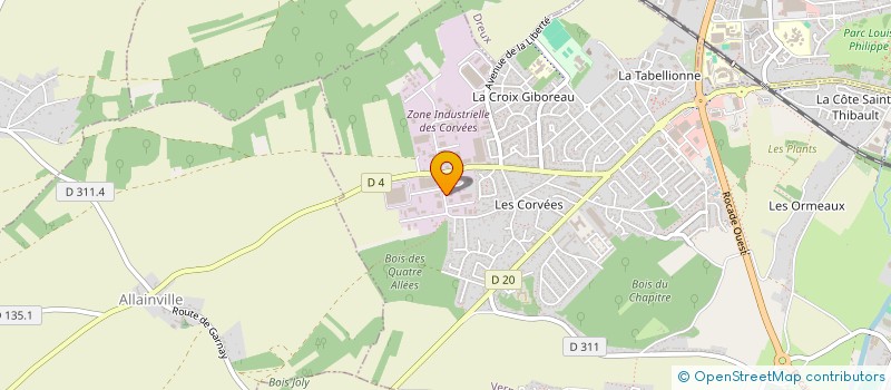 localisation de l'entreprise MEUNIER DIRECT REPROG'  VERNOUILLET