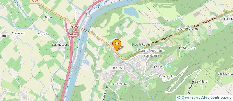 localisation de l'entreprise MEUNIER FONCIER PARTNERS  SAINT-QUENTIN-SUR-ISERE