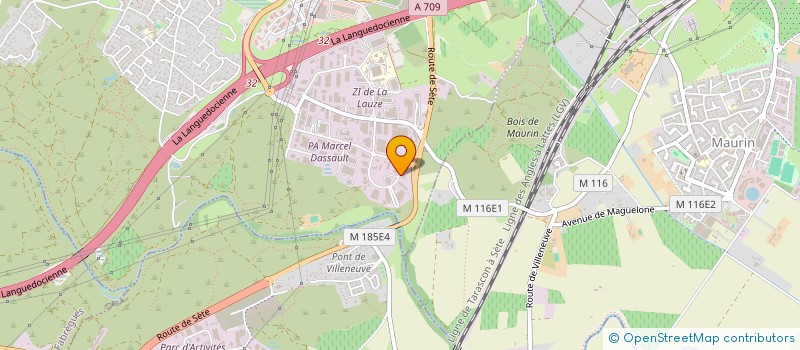 localisation de l'entreprise MEUNIER HOLDING  SAINT-JEAN-DE-VEDAS