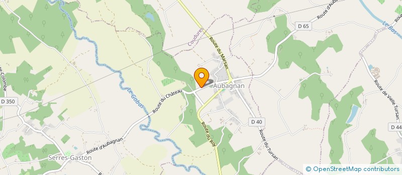 localisation de l'entreprise MEUNIER-LESPARRE PAYSAGE  AUBAGNAN