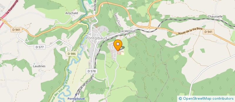 localisation de l'entreprise MEUNIER SARL à PONTGIBAUD