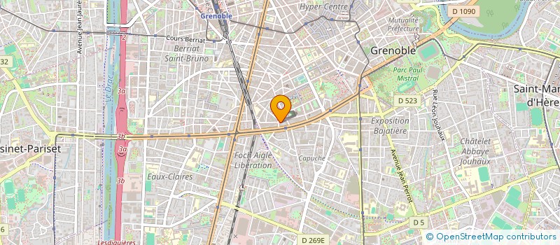 localisation de l'entreprise MEUNIER & SIMONIN ASSURANCE à GRENOBLE