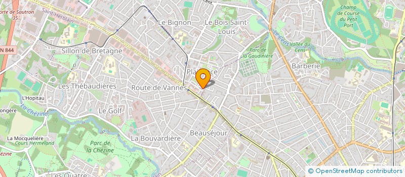 localisation de l'entreprise MEUNIER TOPCU  ORVAULT