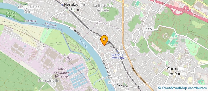 localisation de l'entreprise MEUNIER TU DORS  LA FRETTE-SUR-SEINE