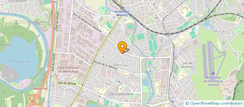 localisation de l'entreprise MEUNOIR à STRASBOURG