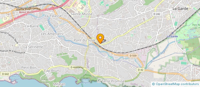 localisation de l'entreprise MEURANT CELINE ET GANTIER CARINE, VETERINAIRES ASSOCIES  LA GARDE