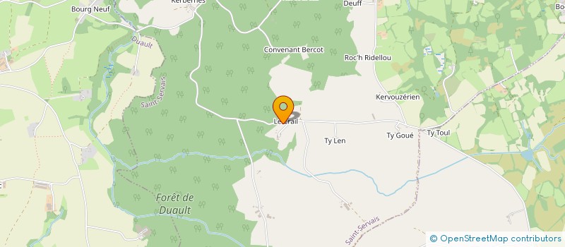 localisation de l'entreprise MEURIAD  SAINT-SERVAIS