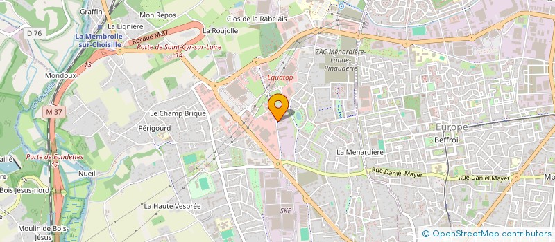 localisation de l'entreprise MEURICE PRINTING FRANCE  SAINT-CYR-SUR-LOIRE