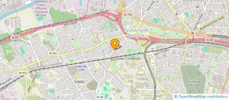 localisation de l'entreprise MEURILLON à LILLE