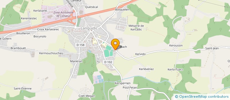 localisation de l'entreprise MEURIS 11 BIS  LANGUIDIC