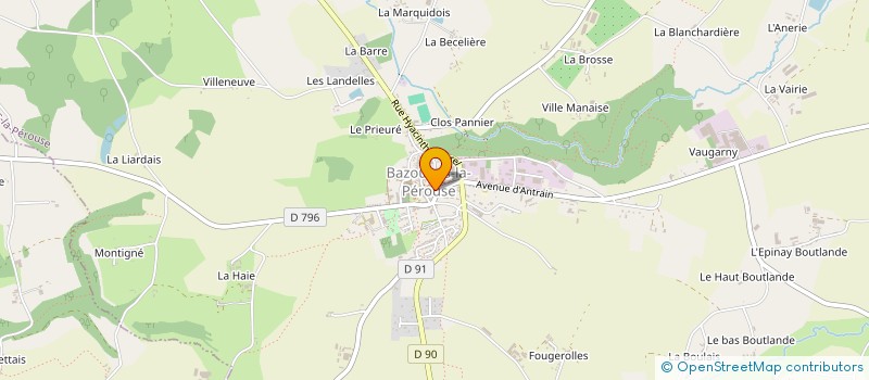 localisation de l'entreprise MEURY IMMO  BAZOUGES-LA-PEROUSE