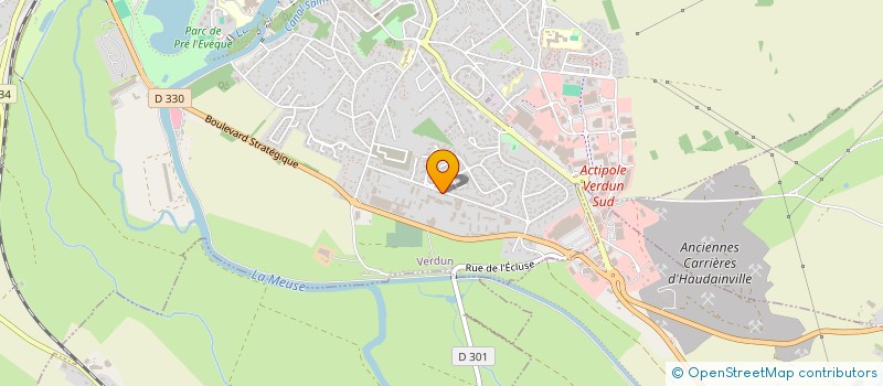 localisation de l'entreprise MEUSE ACTION QUALITE à VERDUN