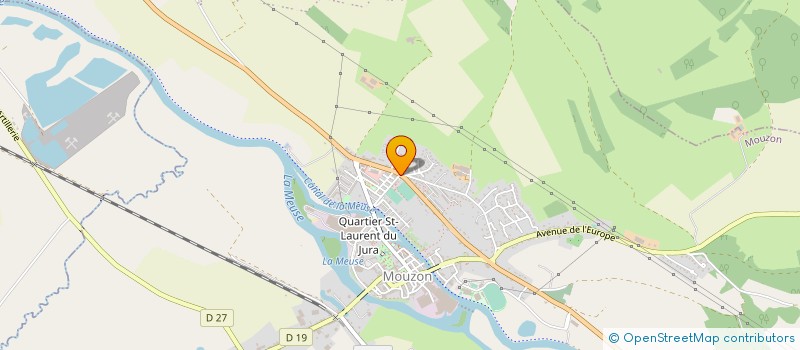localisation de l'entreprise MEUSE-ARDENNES à MOUZON