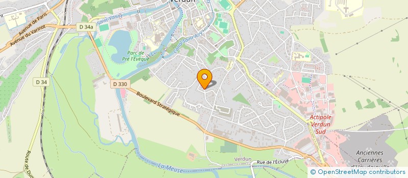 localisation de l'entreprise MEUSE CONSEILS à VERDUN