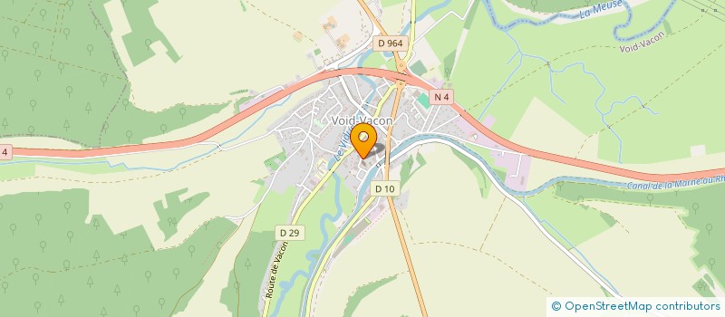 localisation de l'entreprise MEUSE DEVELOPPEMENT TOURISME à VOID-VACON