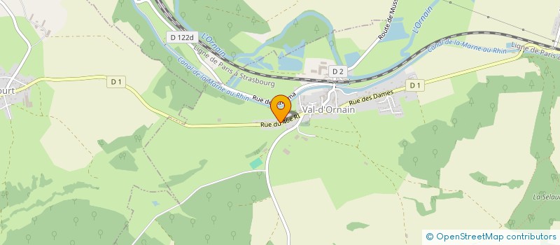 localisation de l'entreprise MEUSE ELEVAGE à VAL D'ORNAIN