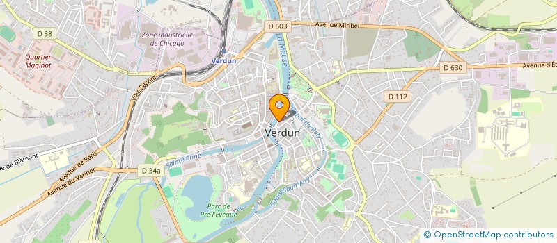 localisation de l'entreprise MEUSE ETUDES CONSEIL à VERDUN
