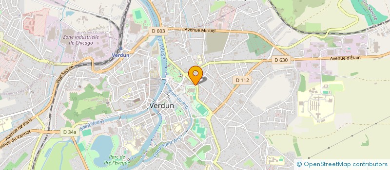 localisation de l'entreprise MEUSE FACADE à VERDUN