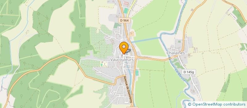 localisation de l'entreprise MEUSE GRANIT à VAUCOULEURS