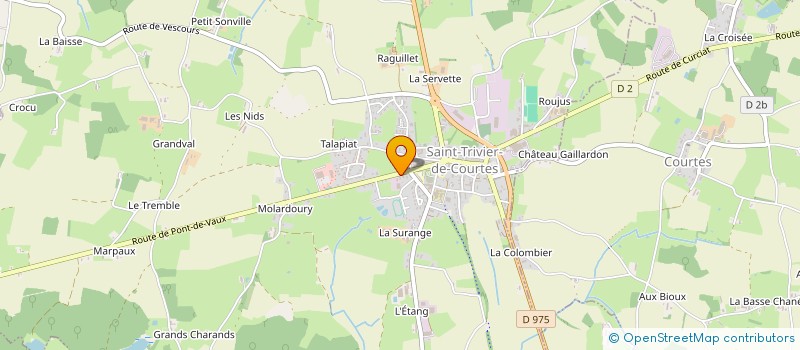 localisation de l'entreprise MEV  SAINT-TRIVIER-DE-COURTES