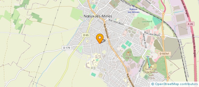 localisation de l'entreprise MEV BATIMENT  NUX-LES-MINES