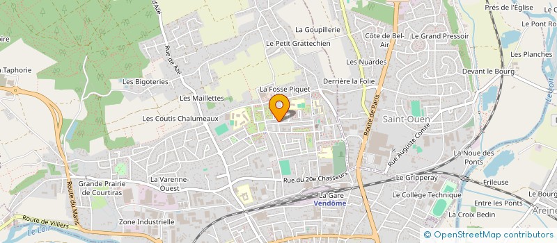 localisation de l'entreprise MEV FONDATION  VENDOME