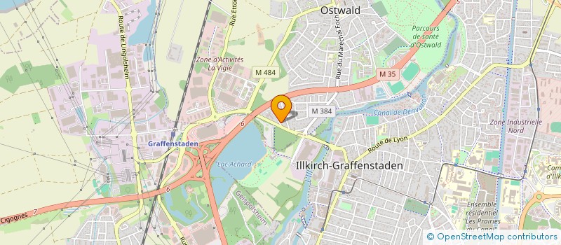 localisation de l'entreprise MEVA  OSTWALD