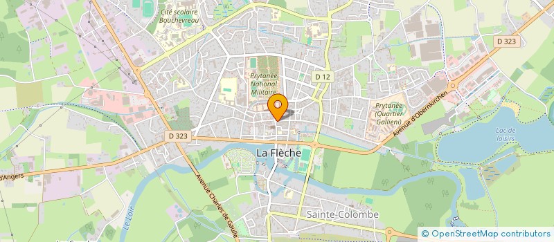 localisation de l'entreprise MEVA  LA FLECHE