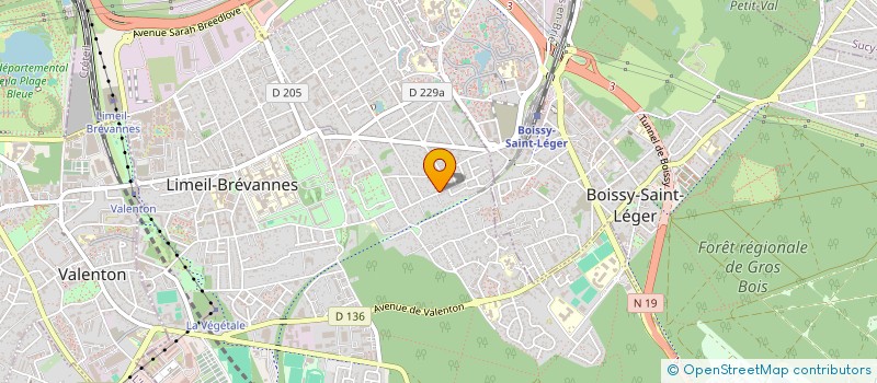 localisation de l'entreprise MEVA-MADA  LIMEIL-BREVANNES