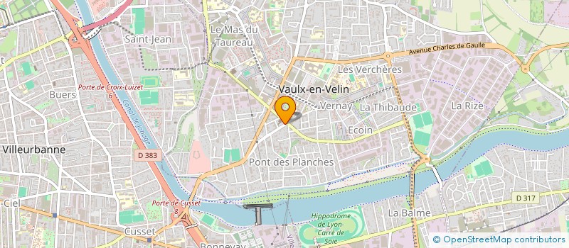 localisation de l'entreprise MEVAKERS à VAULX-EN-VELIN