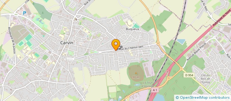 localisation de l'entreprise MEVALCA  CARVIN