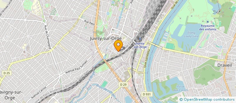 localisation de l'entreprise MEVAN VTC à JUVISY-SUR-ORGE