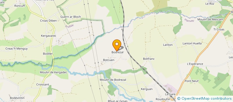 localisation de l'entreprise MEVEL  IRVILLAC