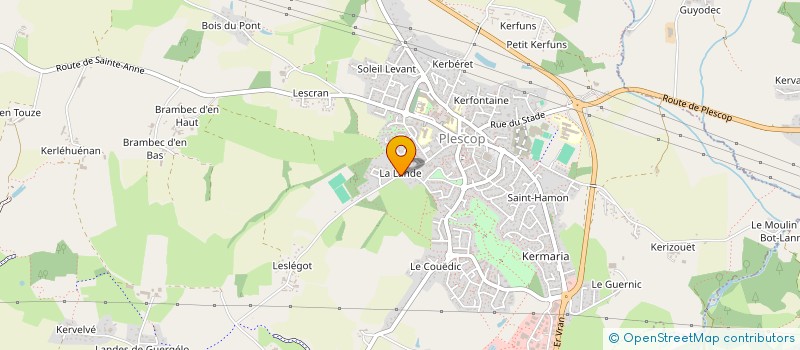 localisation de l'entreprise MEVEL OLIVIER FORMATION  PLESCOP