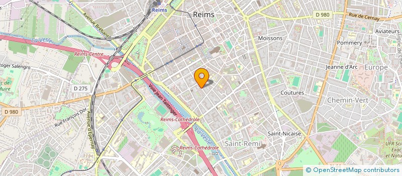 localisation de l'entreprise MEVELC  REIMS