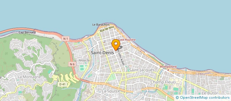localisation de l'entreprise MEVET à SAINT-DENIS