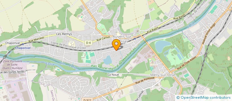 localisation de l'entreprise MEVI WINE  AUVERS-SUR-OISE