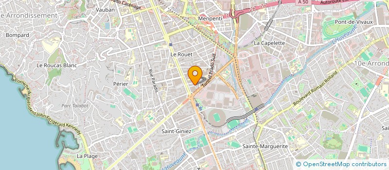 localisation de l'entreprise MEVIC SCI à MARSEILLE