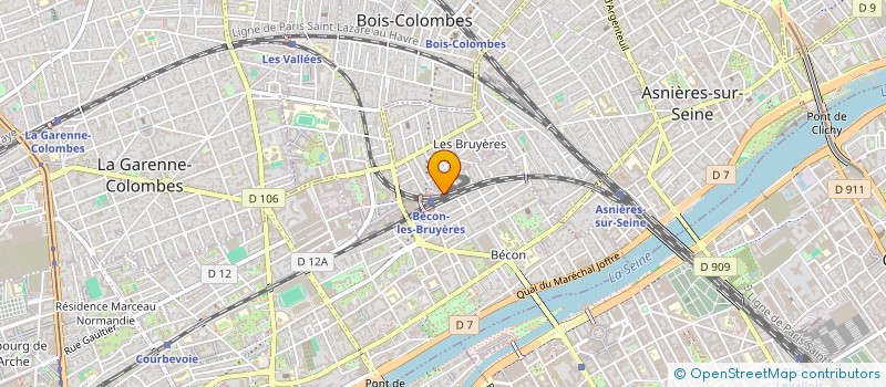 localisation de l'entreprise MEVIDIS à COURBEVOIE