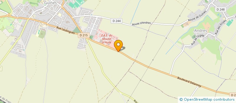 localisation de l'entreprise MEVITAL POSE  GUINES