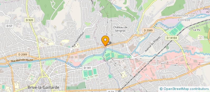 localisation de l'entreprise MEVLANA AUTO 19  BRIVE-LA-GAILLARDE