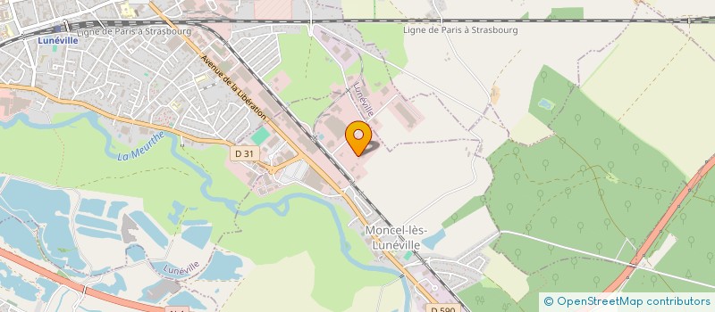 localisation de l'entreprise MEVLANA DISTRIBUTION à MONCEL-LES-LUNEVILLE