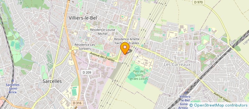 localisation de l'entreprise MEVSIM à NOISY-LE-SEC