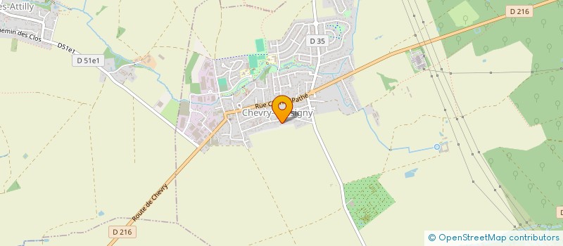 localisation de l'entreprise MEW  CHEVRY-COSSIGNY