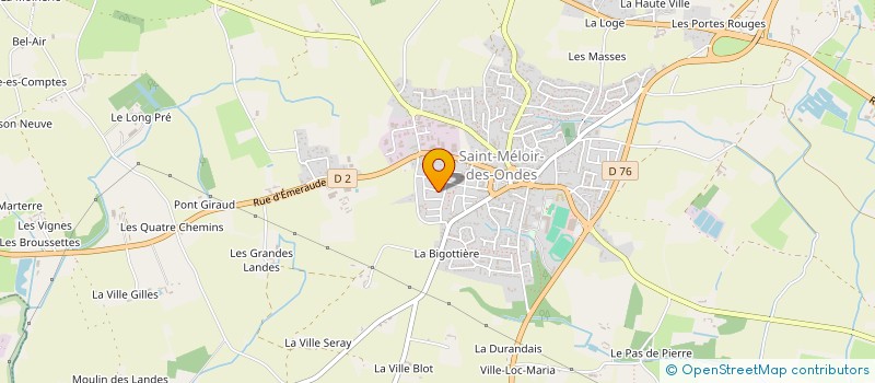 localisation de l'entreprise MEWRU  SAINT-MELOIR-DES-ONDES